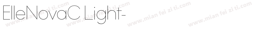 ElleNovaC Light字体转换